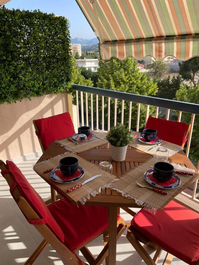 קאן סור מר Vue Sur Mer - Magnifique Appartement Tout Confort - Terrasse Et Parking Prive מראה חיצוני תמונה